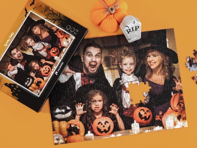 Puslespil med eget billede Halloween | puzzleYOU