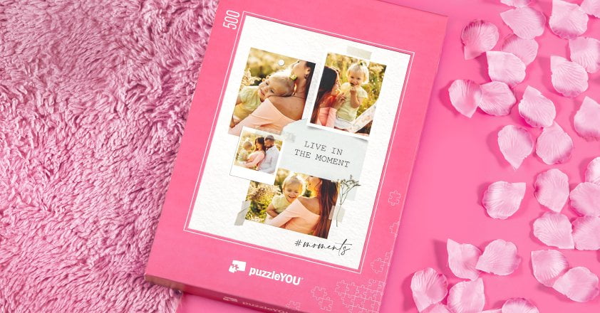 Fotopuslespilscollage