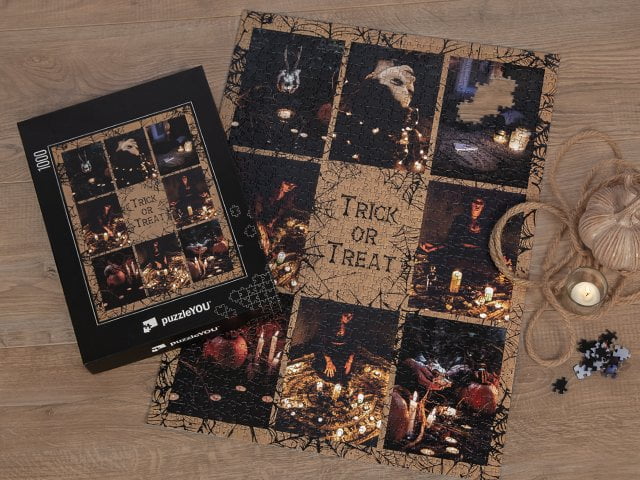 Fotopuslespilscollage