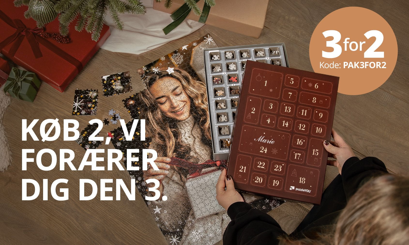 KØB 2, VI FORÆRER DIG DEN 3.