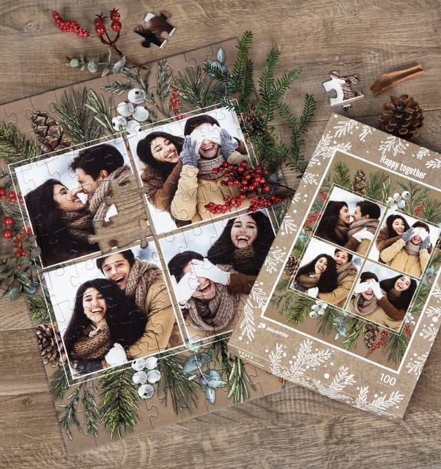 Fotopuslespilscollage